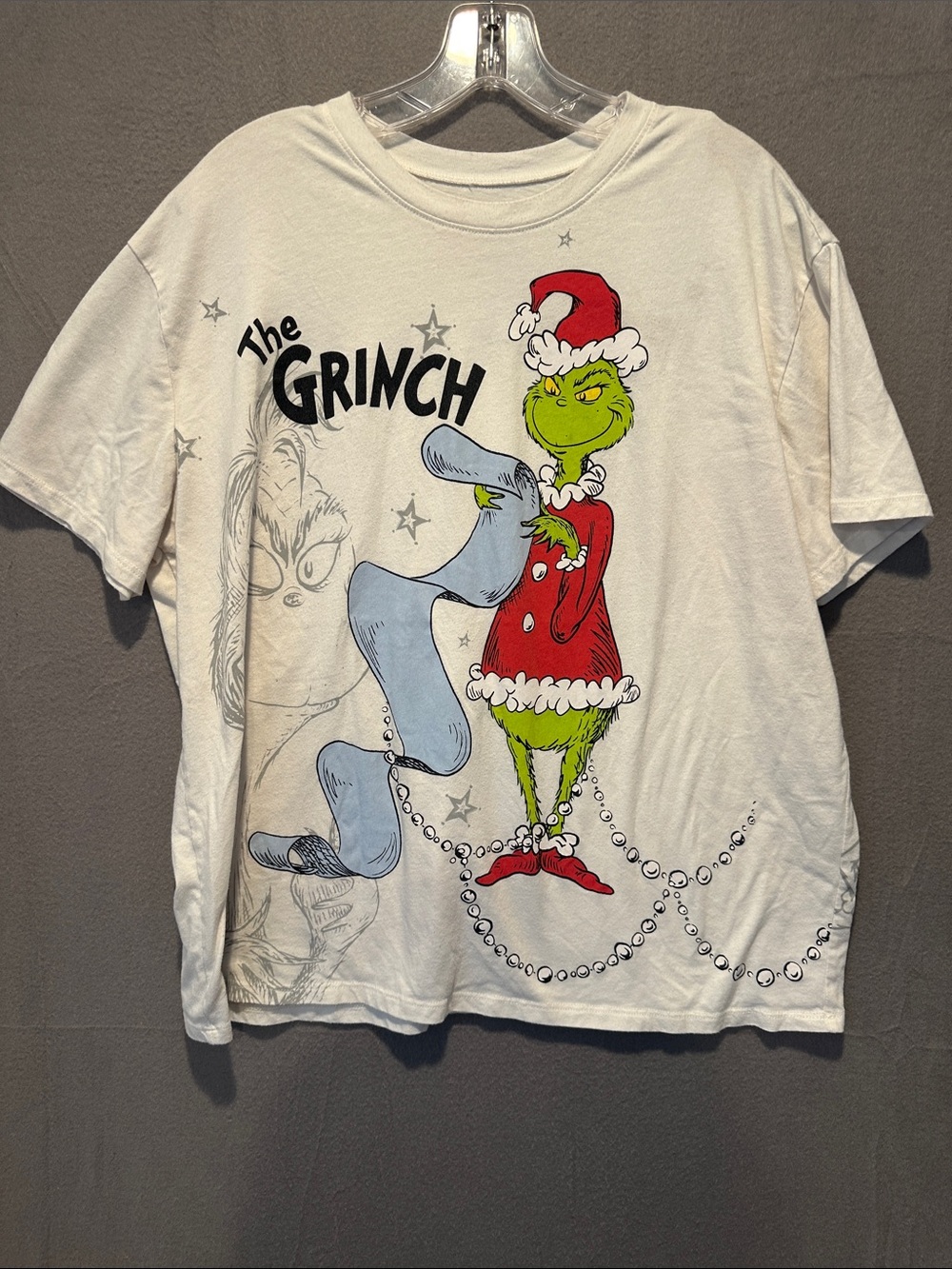 The Grinch Men’s Short Sleeve Graphic Tee - White